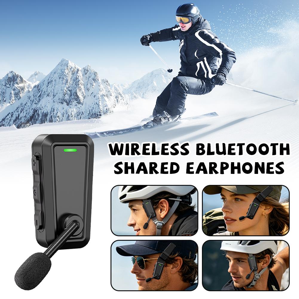 Intercom Headset Helmet - 1/2PCS C10 Bluetooth Helmet Intercom Headset