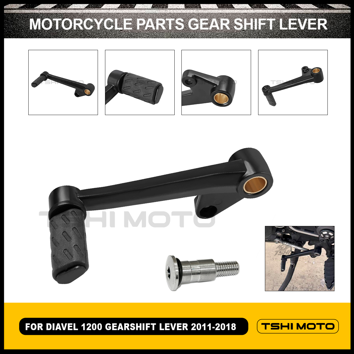 Motorcycle Gear Guide - Pure Aluminum Gear Shift Lever For