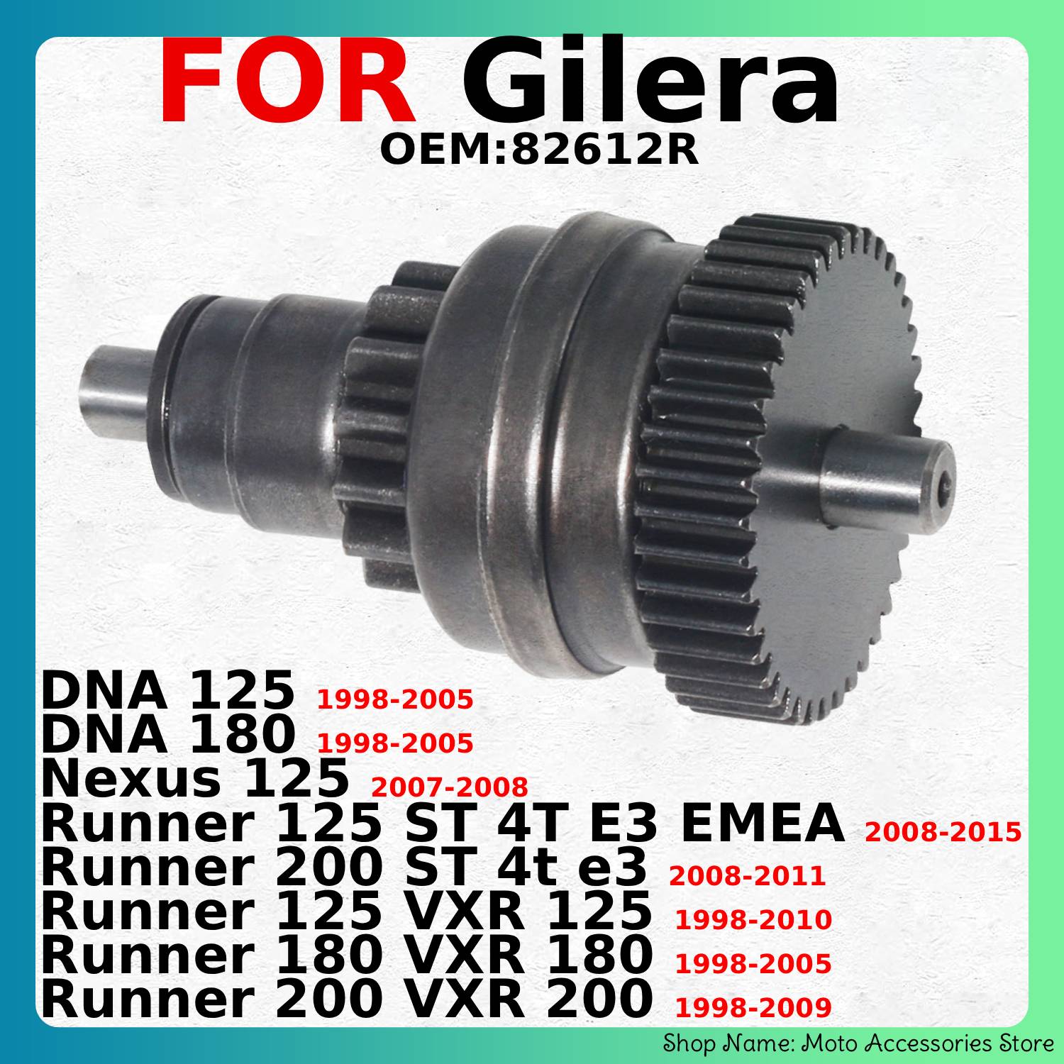 Motorcycle Gear Brands - Motorcycle Starter Drive Bendix/Starter Gear Parts