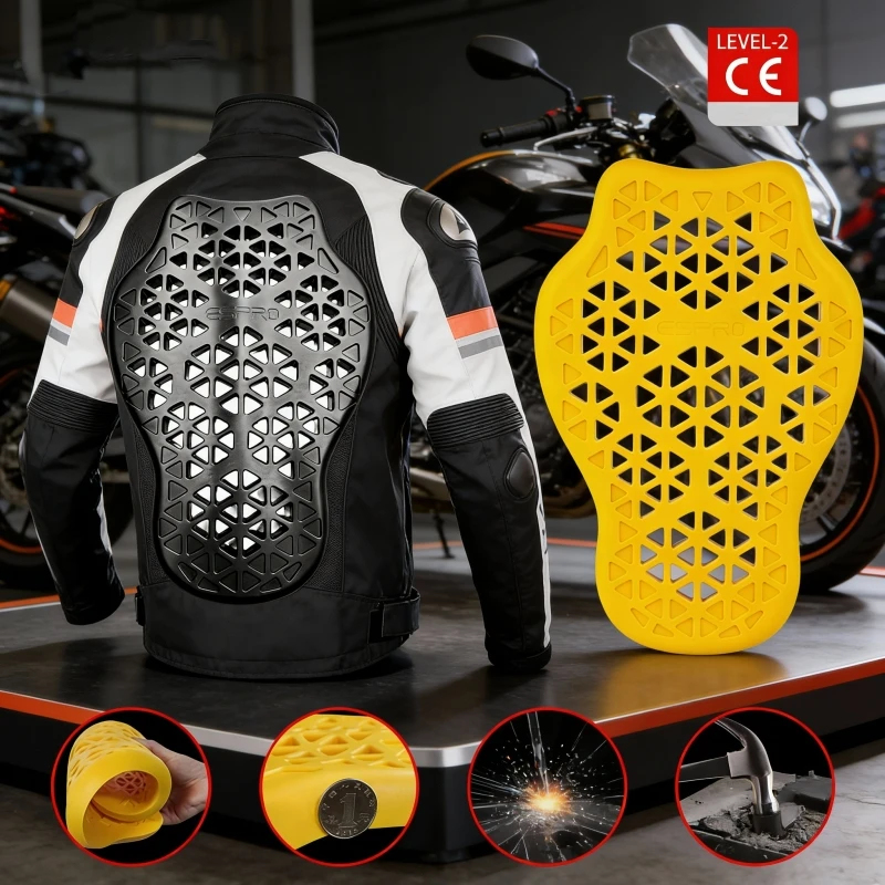 Gear Set Motorcycle - Motorcycle Protective Gear Set: Back, Shoulder,