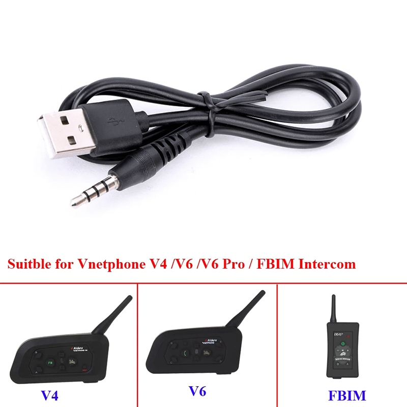 Intercom Headset Helmet - (BF06)1pc Helmet Intercom USB Charging For