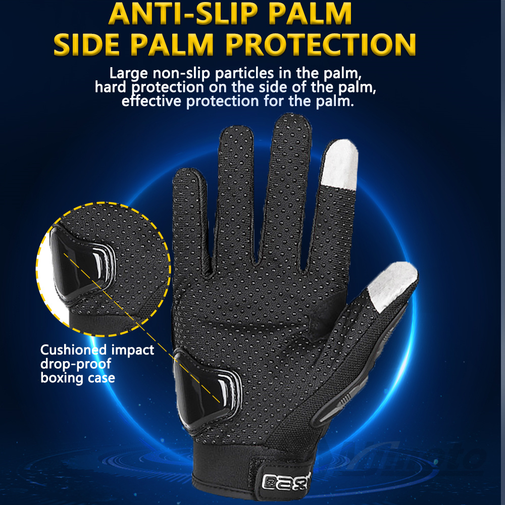 Summer Breathable Full Finger  - Motorcycle Gear Gloves 评论和价格