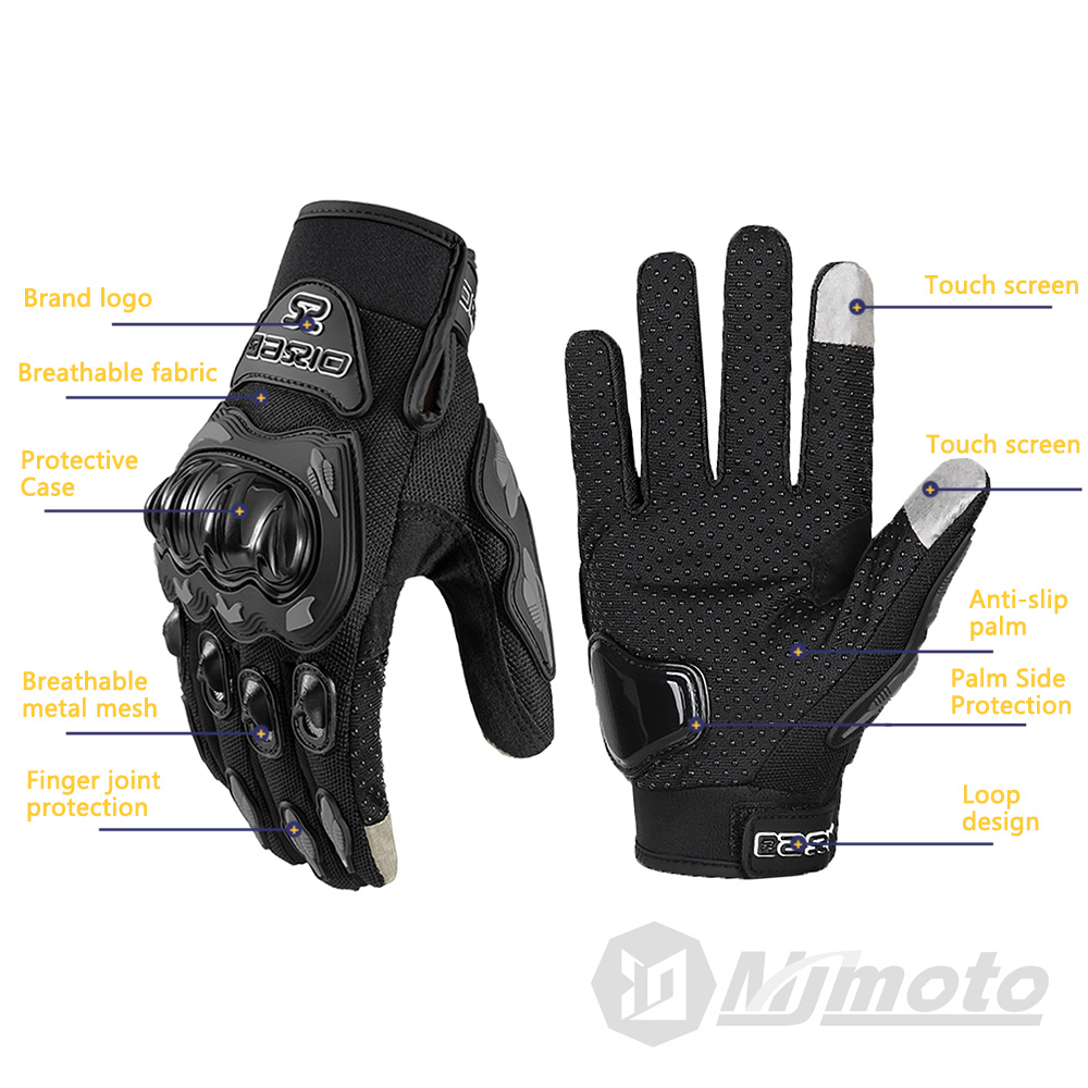Summer Breathable Full Finger  - Motorcycle Gear Gloves 评论和价格