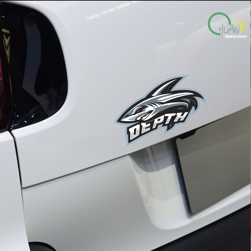 Shark sticker creative persona - Motorcycle Gear Equipment 评论和价格