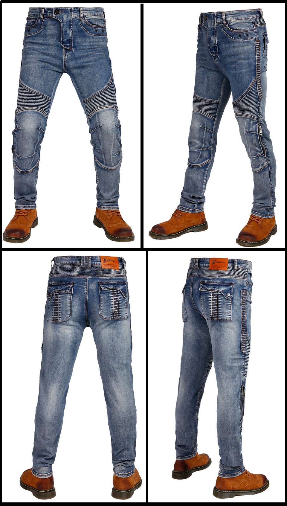 Motorbike Trousers spring and  - Motorcycle Gear Blue 评论和价格