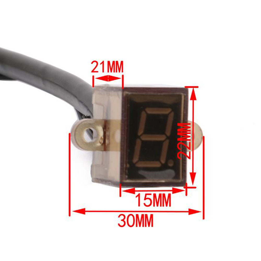LED Motorcycle Gear Indicator  - Motorcycle Gear Blue 评论和价格
