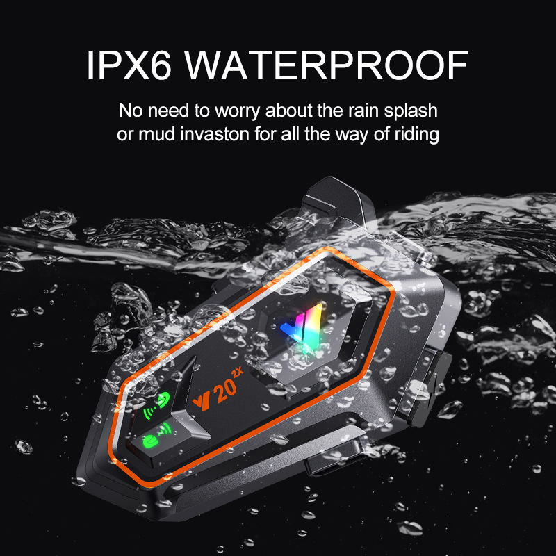 Y20 2X Motorcycle Helmet Inter - Intercom Headset Helmet 评论和价格