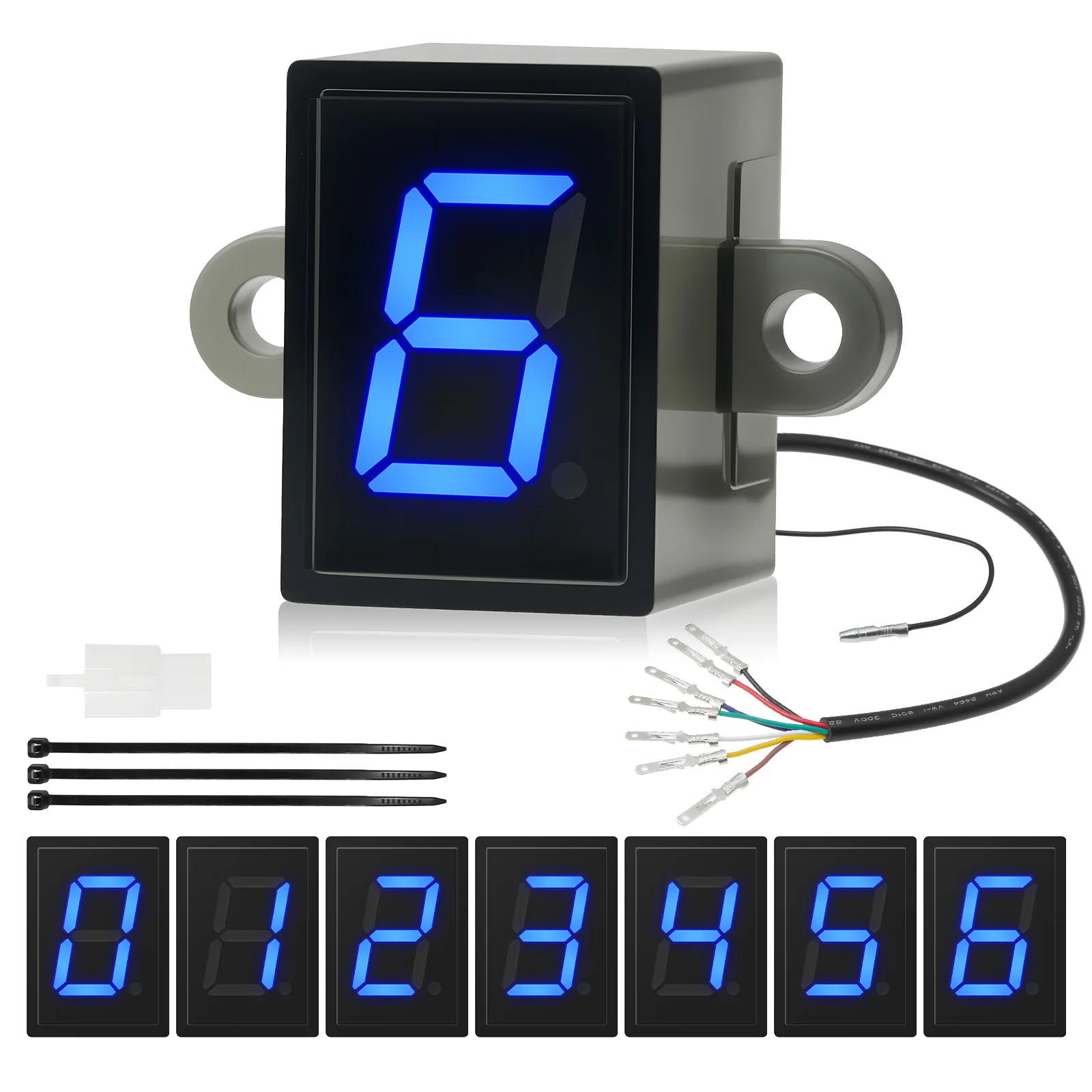 Super 6 Speed Display Universa - Motorcycle Gear Blue 评论和价格