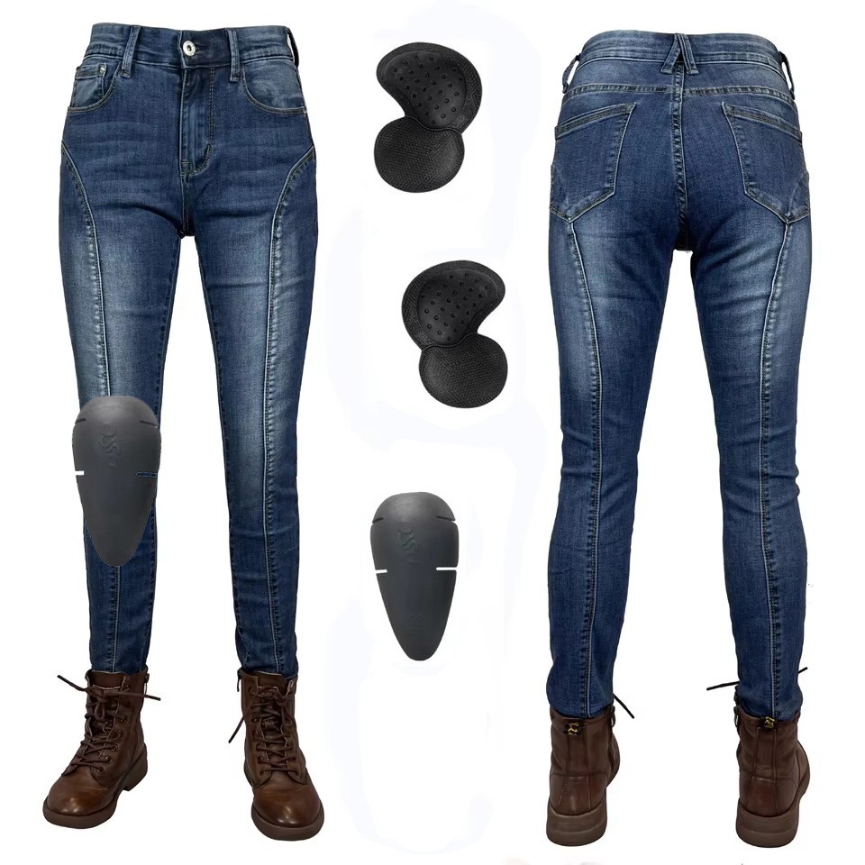 Women Motorcycle Pants Blue Di - Motorcycle Gear Blue 评论和价格