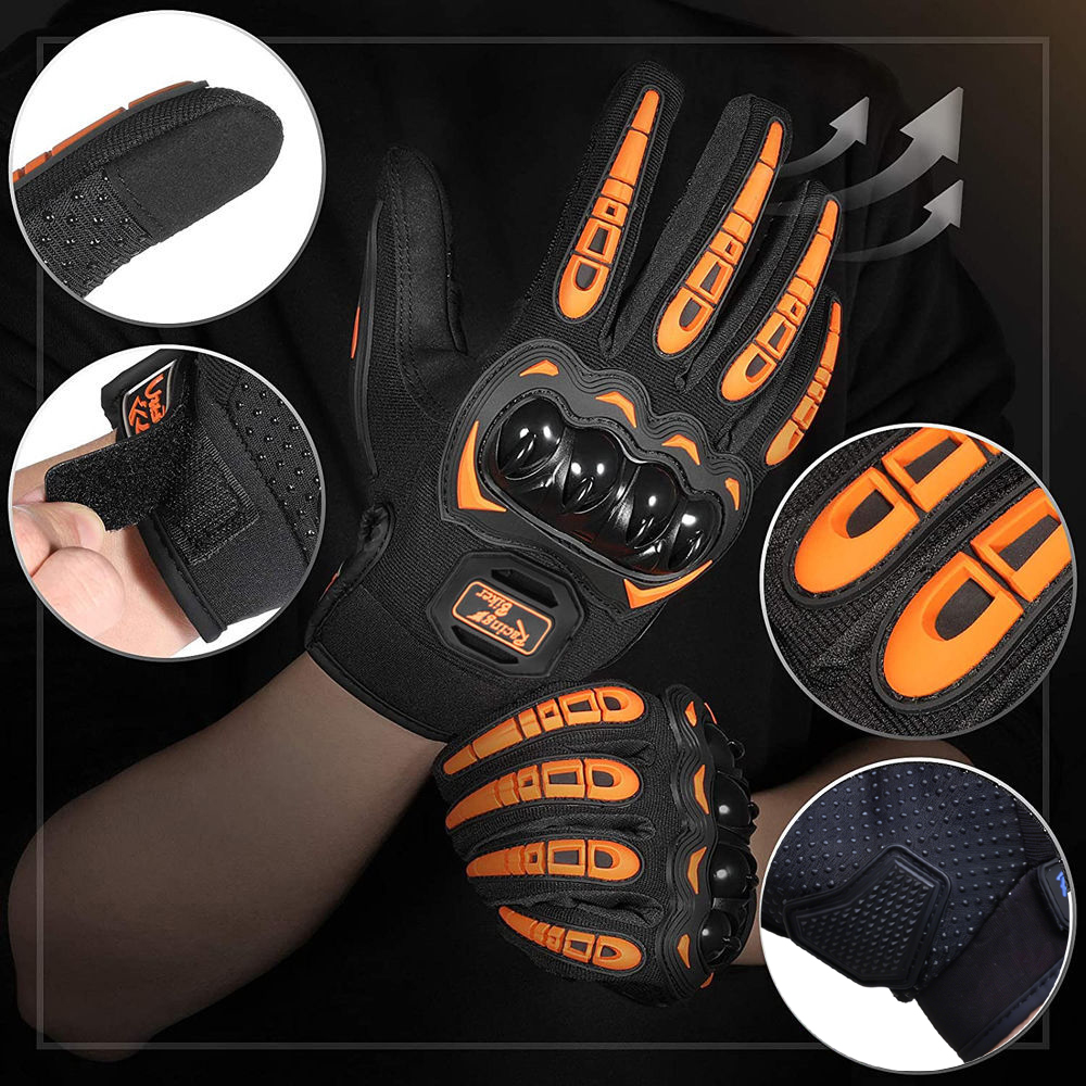 Motorcycle Racing Gloves Fall  - Motorcycle Gear Blue 评论和价格