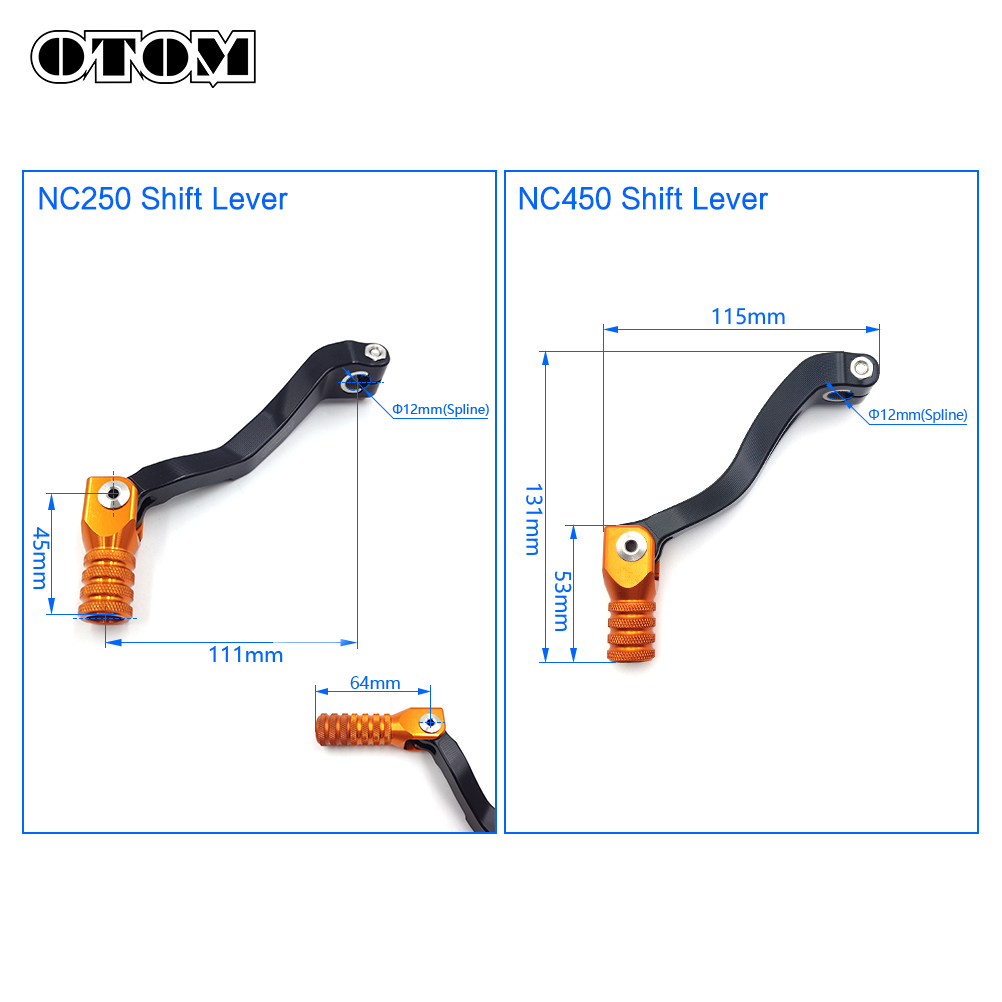 OTOM Folding Aluminum Gear Shi - Motorcycle Gear Lever Extender 评论和价格