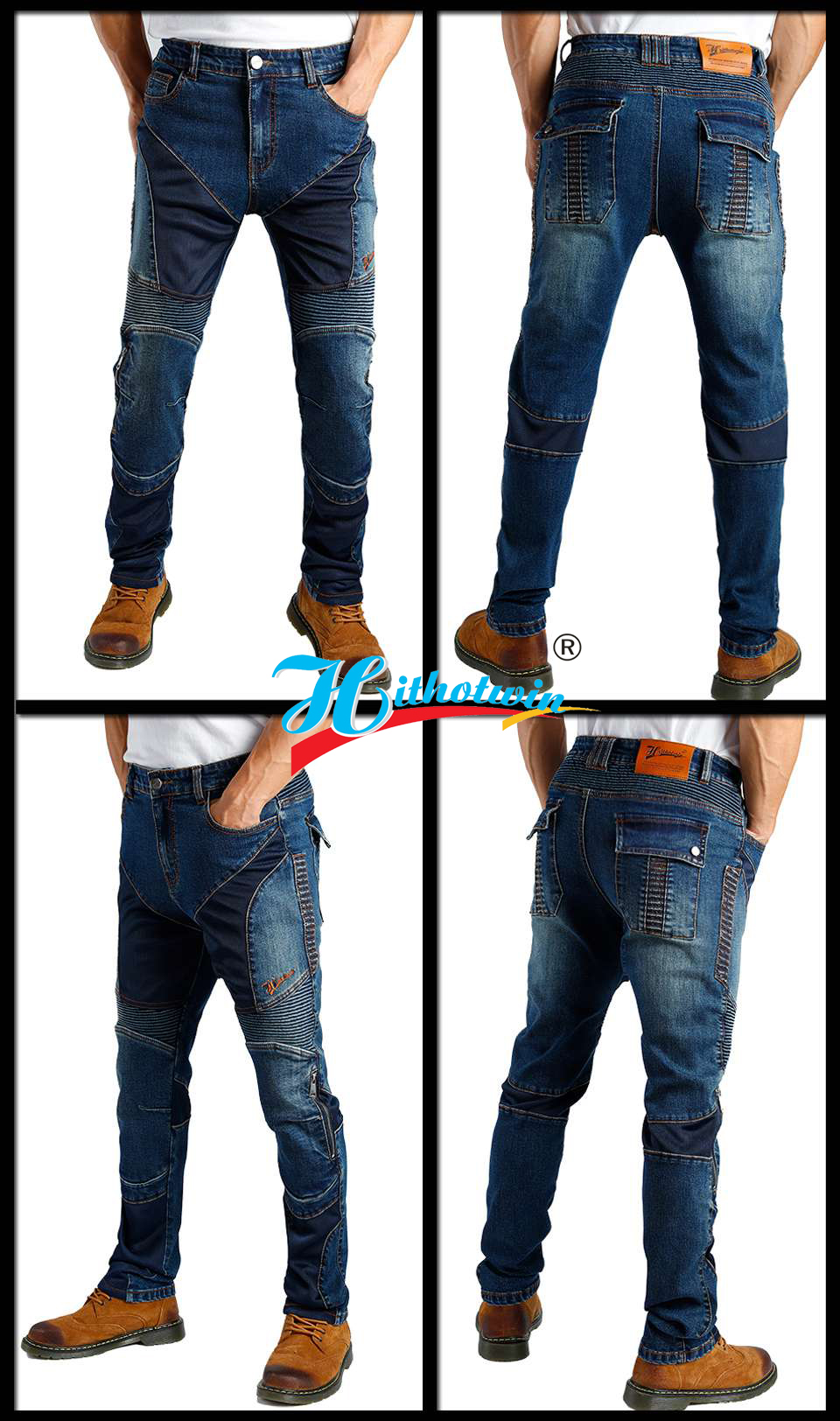 Men Motocross Pants Summer Mot - Motorcycle Gear Blue 评论和价格
