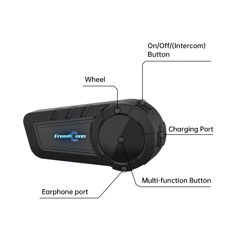 FreedConn KY PRO Motorcycle He - Intercom Headset Helmet 评论和价格