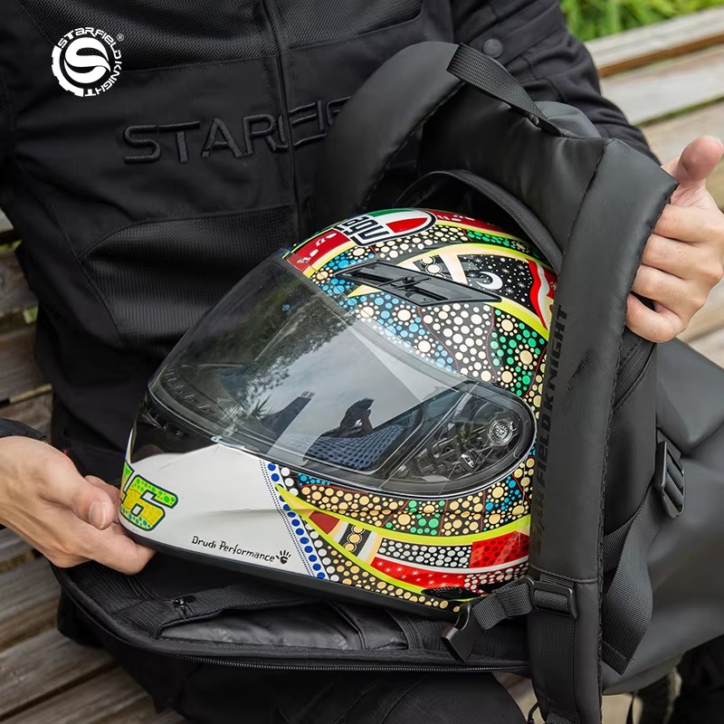 SFK Motorcycle Helmet Bag Larg - Motorcycle Gear Logo 评论和价格