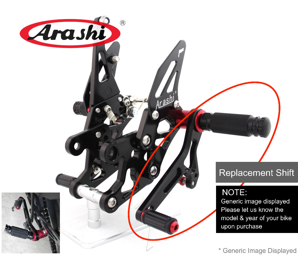 Arashi Adjustable Rearsets Rep - Motorcycle Gear Brands 评论和价格