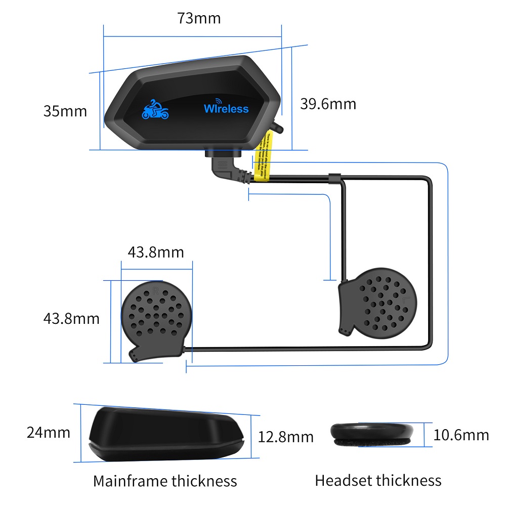 Motorcycle Intercom Helmet Hea - Intercom Headset Helmet 评论和价格