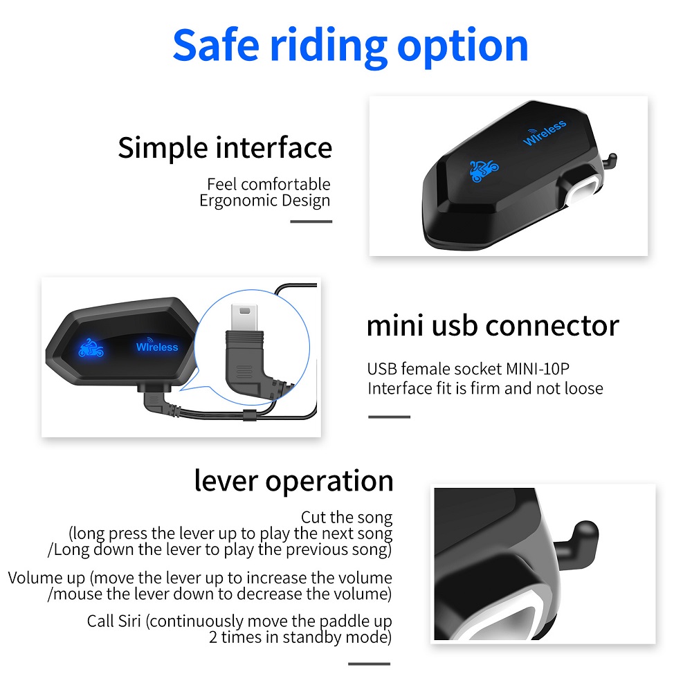 Motorcycle Intercom Helmet Hea - Intercom Headset Helmet 评论和价格