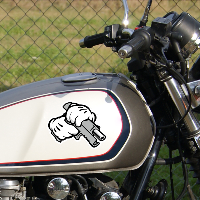 Buy Handlebar Gun And Stick-It - Motorcycle Gear Equipment 评论和价格