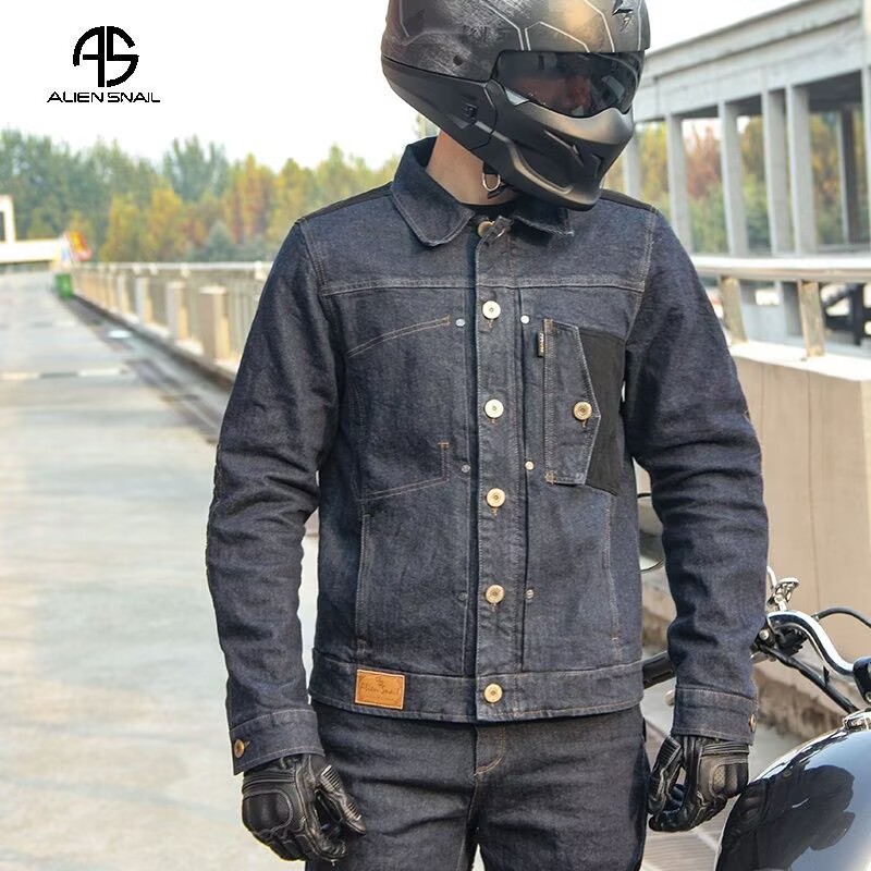 Retro Motorcycle Jeans Blue Ri - Motorcycle Gear Blue 评论和价格