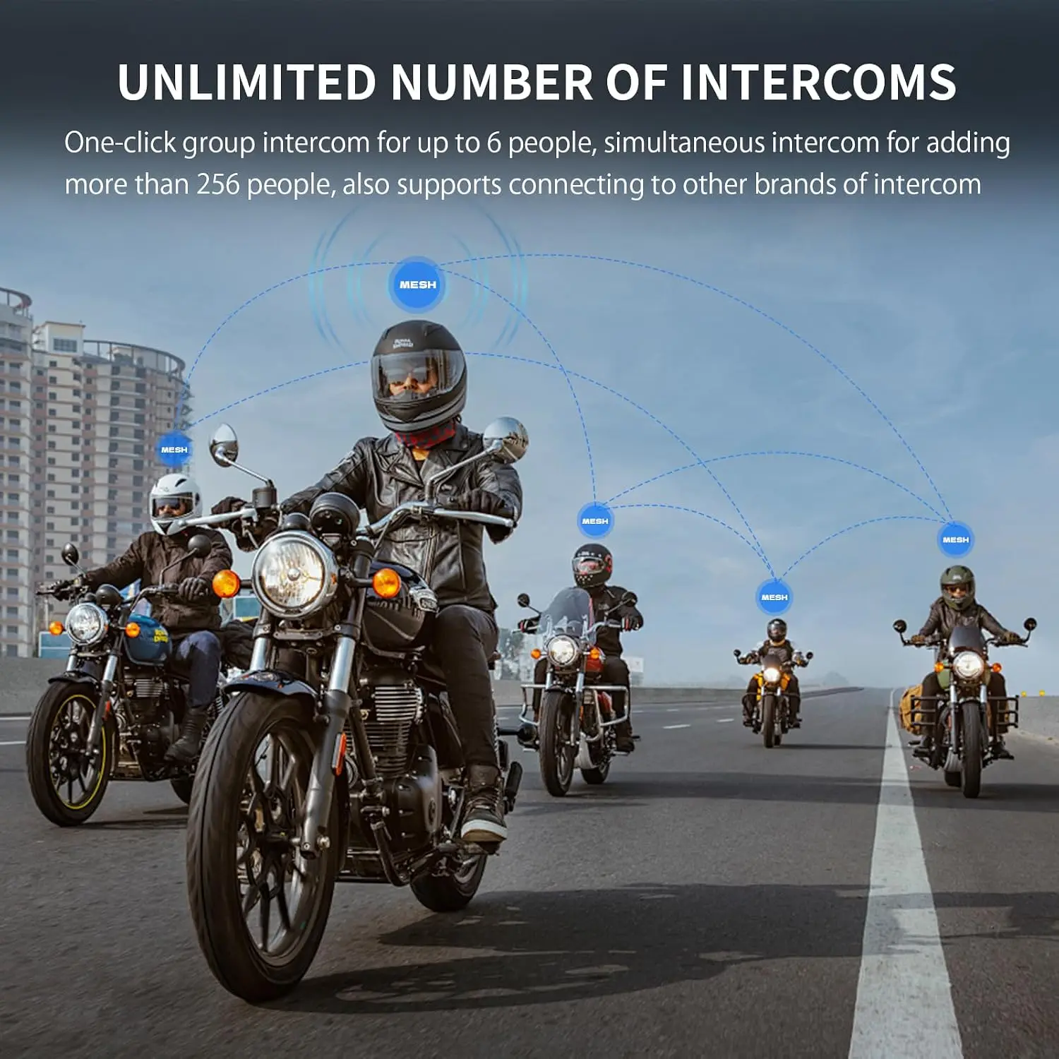 FX Plus Motorcycle Bluetooth H - Intercom Headset Helmet 评论和价格