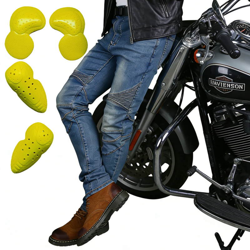 Men's Motorcycle Jeans Blue Di - Motorcycle Gear Blue 评论和价格