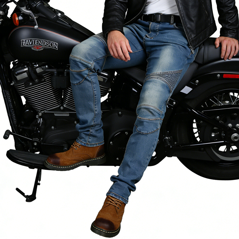 Men's Motorcycle Jeans Blue Di - Motorcycle Gear Blue 评论和价格